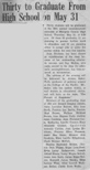 Class of 1951 Gazette article